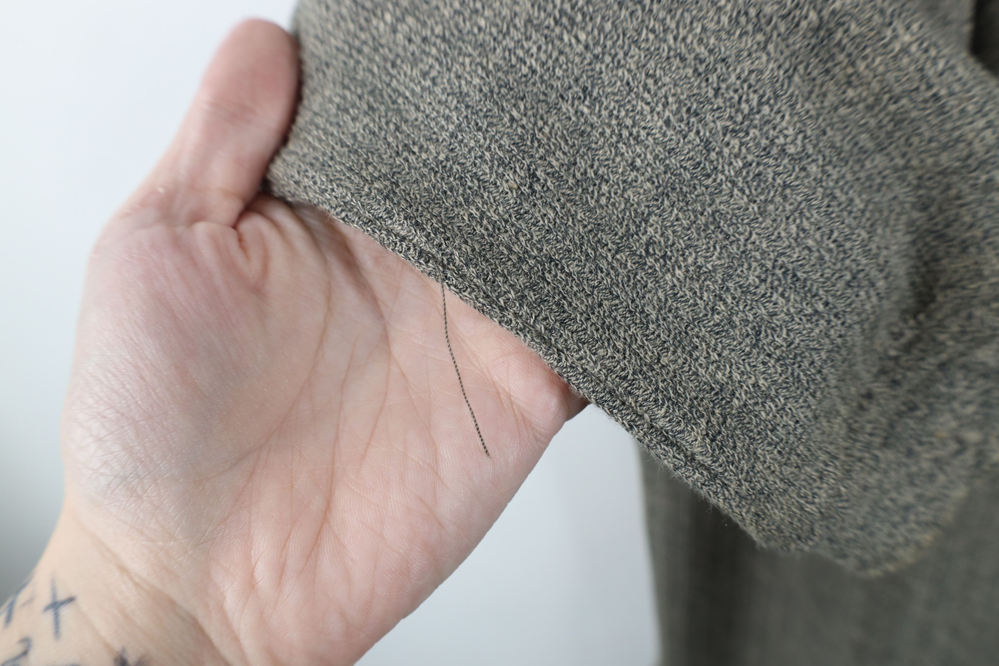 Vintage Vintage 90s Streetwear Knit Long Sleeve Henley T-Shirt Size US L / EU 52-54 / 3 - 8 Thumbnail