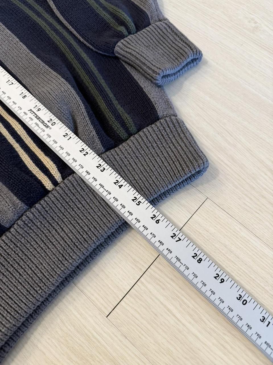 Other Woods & Gray 100% Cotton Heavyweight Striped Sweater Size US M / EU 48-50 / 2 - 5 Thumbnail
