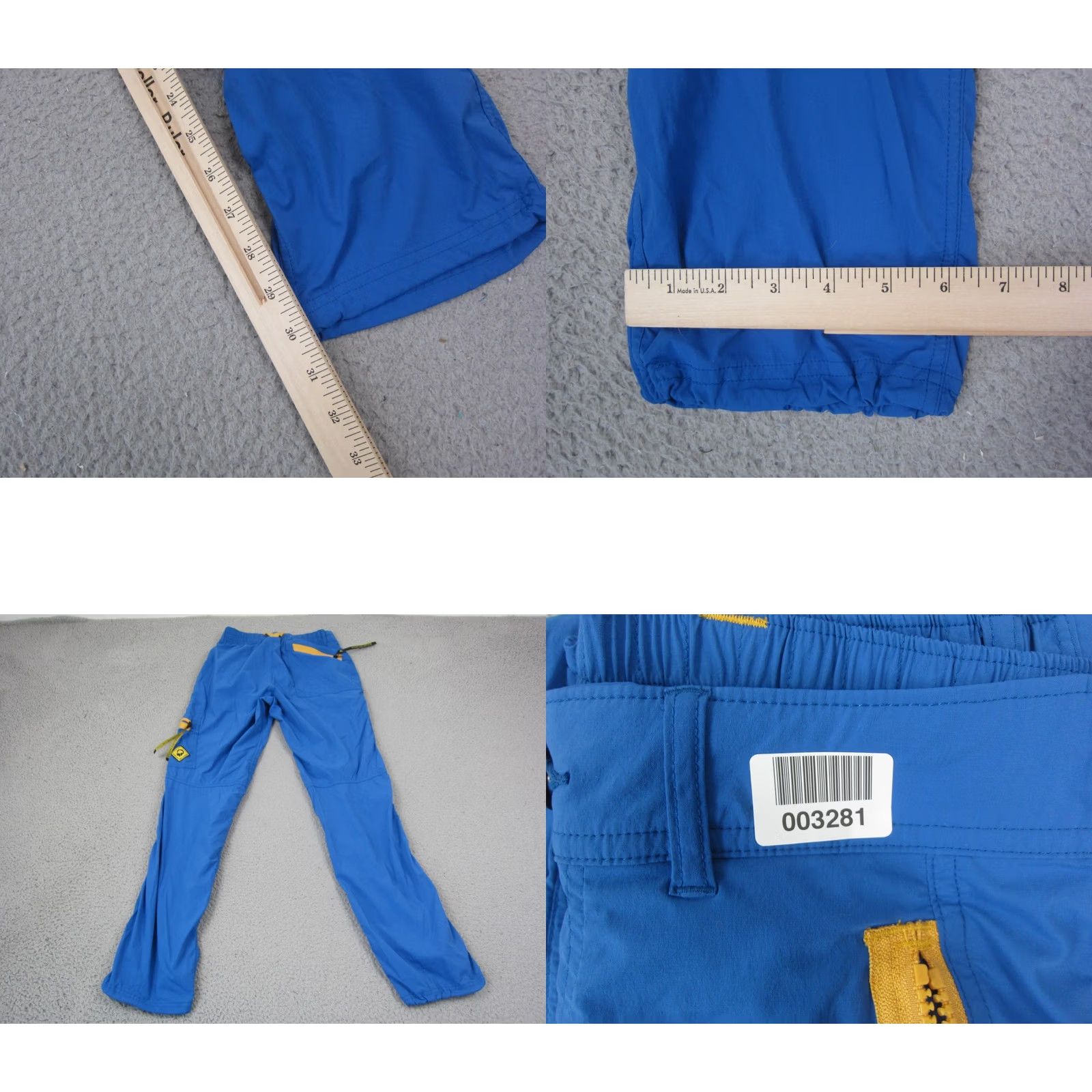 Vintage REI Pants Mens 28x32 Blue Nylon Spandex Cargo Pocket Straight Leg Ankle Regular Fit Vintage: No Size US 28 / EU 44 - 9 Thumbnail