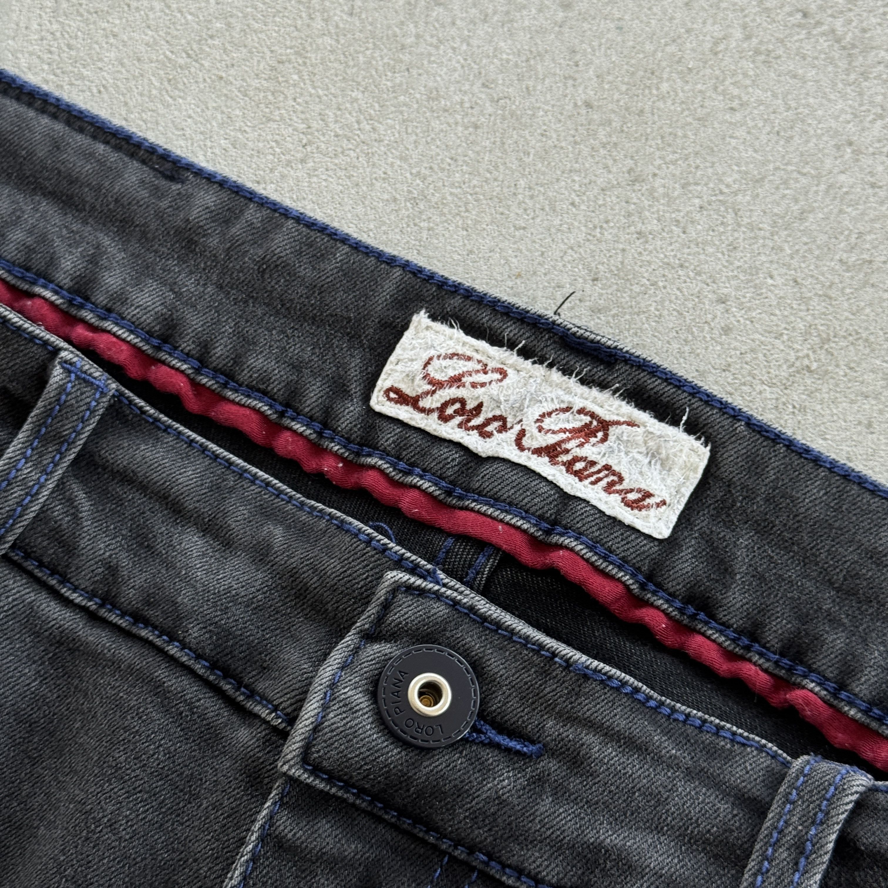 Loro Piana Loro Piana Slim Fit Distressed Grey Jeans Made In Italy W33 Size US 33 - 10 Thumbnail