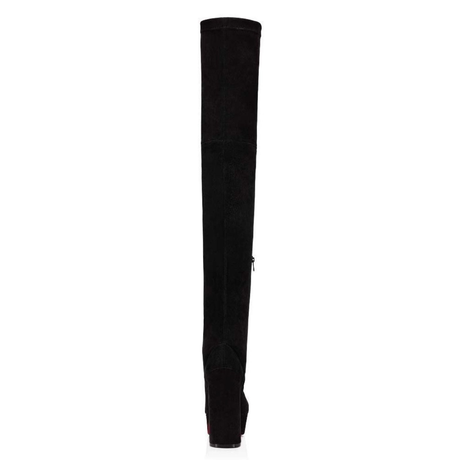 Christian Louboutin Christian Louboutin Movida Alta Botta 130 Black Suede Thigh Size US 8.5 / IT 38.5 - 10 Thumbnail