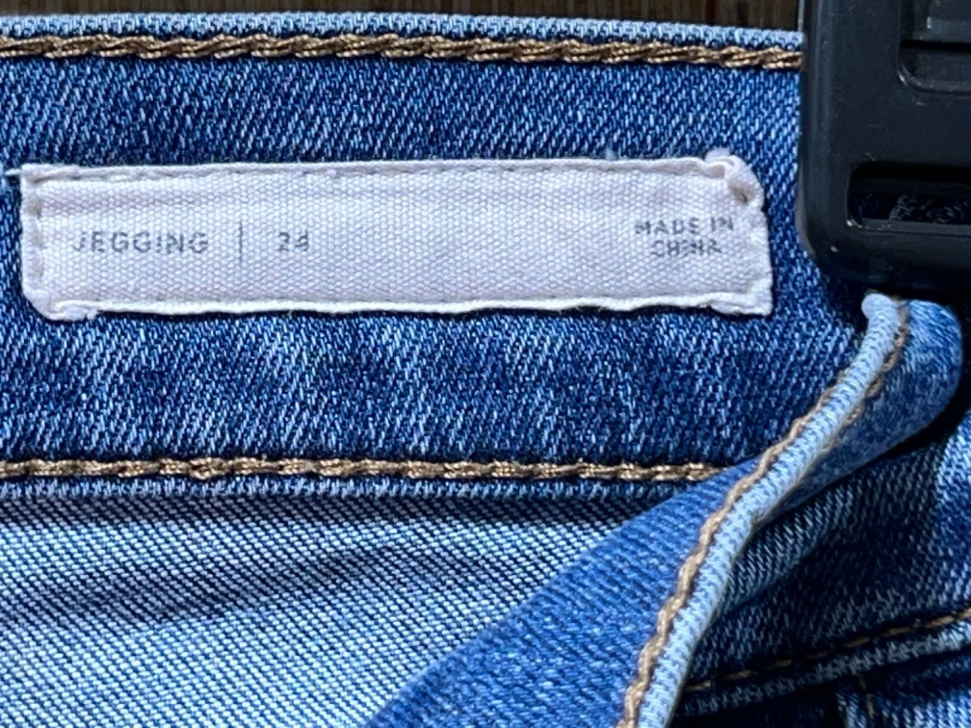 Pacsun Pacsun - Women's Stretch Skinny Jeans Distressed - Blue - 24 Size 42" / US 20 - 11 Thumbnail