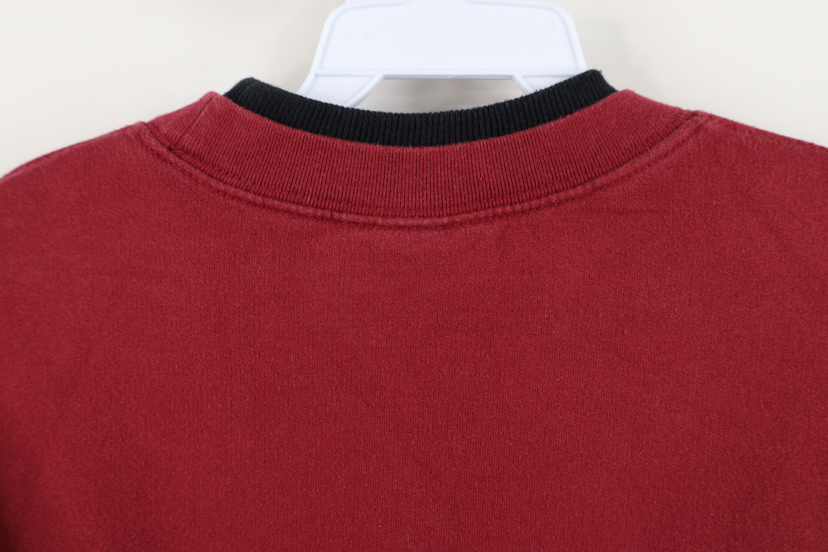 Vintage Vintage 90s Streetwear Sequin Butterfly Sweatshirt Red Size L / US 10 / IT 46 - 10 Thumbnail