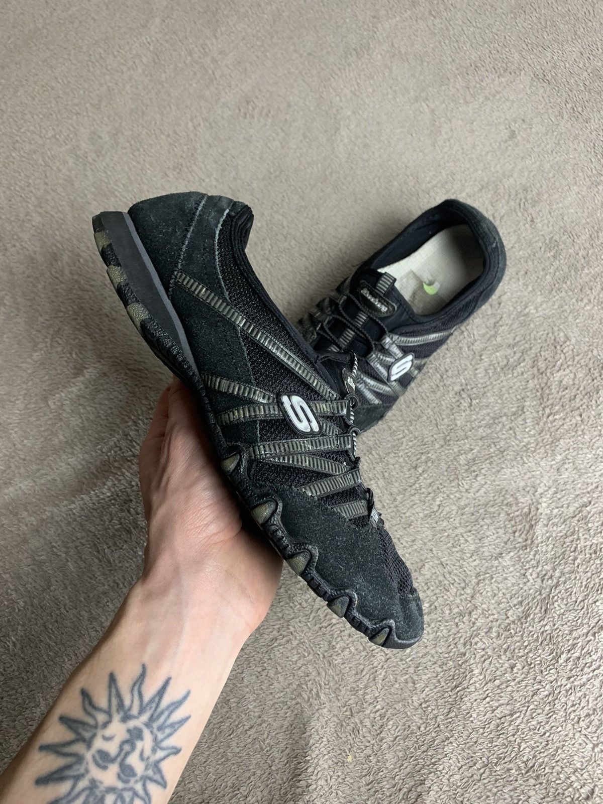 Japanese Brand × SKECHERS Y2K Skechers Faded Leather Shoes Yohji Yamamoto PumaVibe Size US 7 / EU 40 - 1 Thumbnail