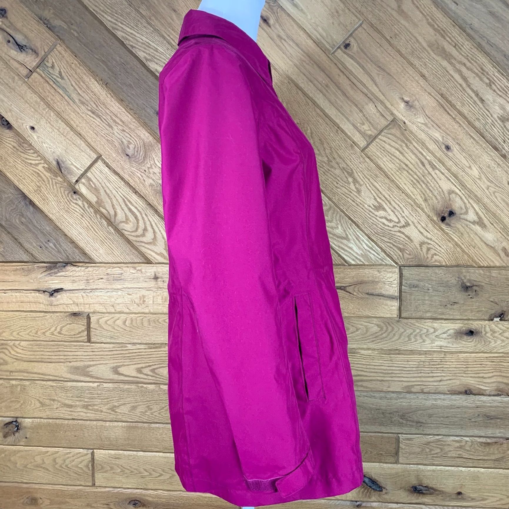 Pinko VINTAGE Lands Ends Womens Full Zip Snap Closure Jacket Long Sleeve Pink Size Small 6-8 Size S / US 4 / IT 40 - 3 Thumbnail