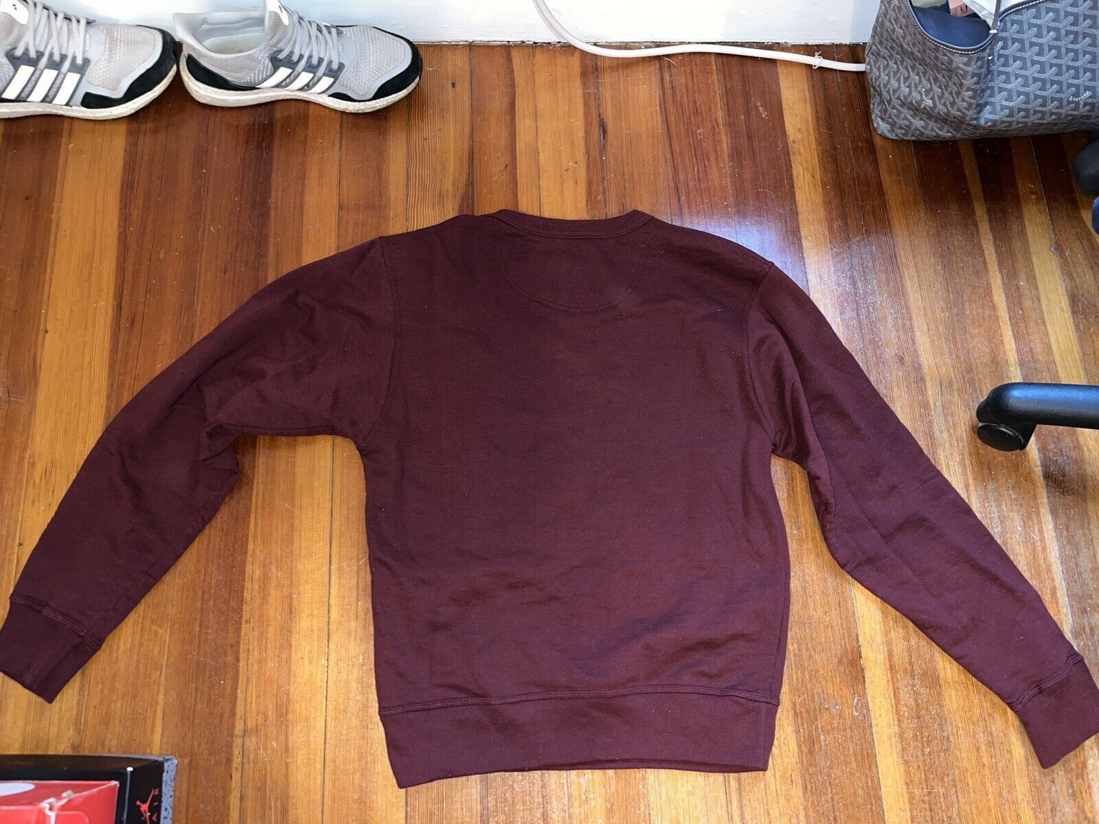 Champion Champion PowerBlend Fleece Crewneck Sweatshirt Maroon Red Size US S / EU 44-46 / 1 - 5 Thumbnail