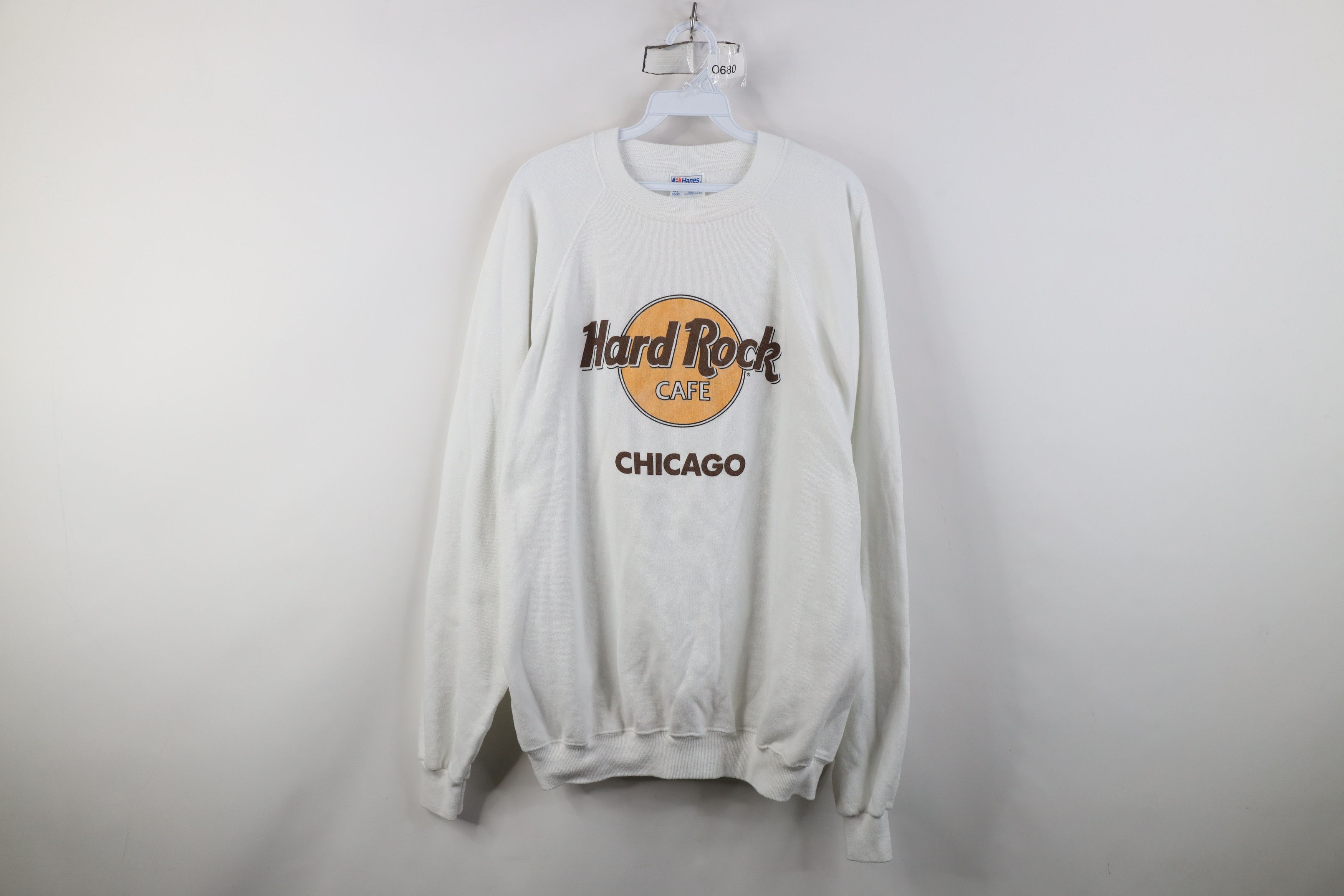 Vintage Vintage 80s 90s Hard Rock Cafe Chicago Crewneck Sweatshirt Size US XXL / EU 58 / 5 - 1 Thumbnail