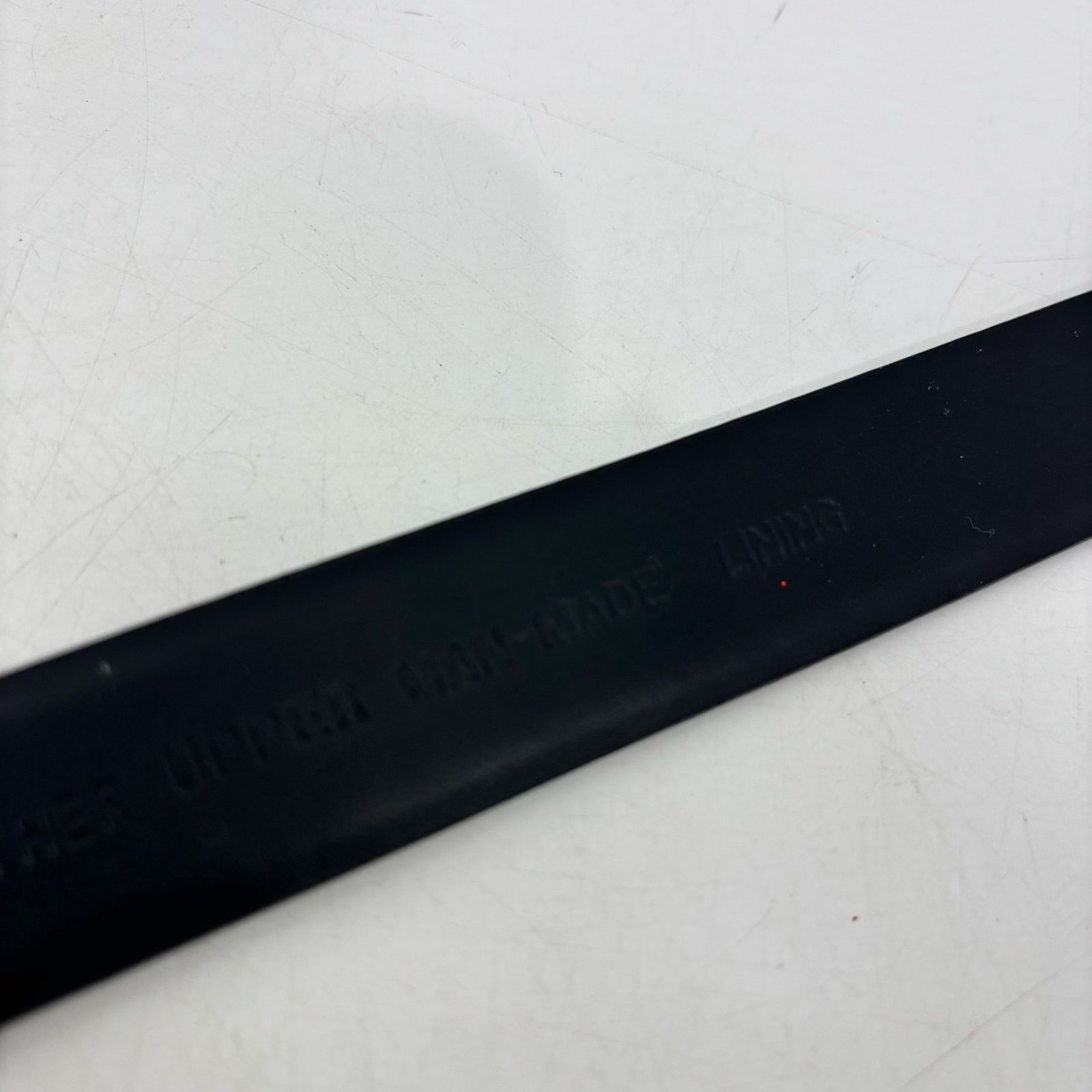Other Chicos Womens Small Medium Black Leather Belt Circle Hook Size ONE SIZE - 7 Thumbnail