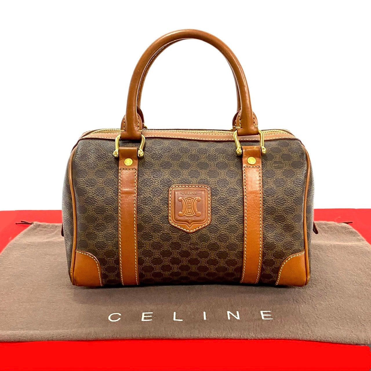 Celine Celine Handbag Brown Leather Size ONE SIZE - 1 Thumbnail