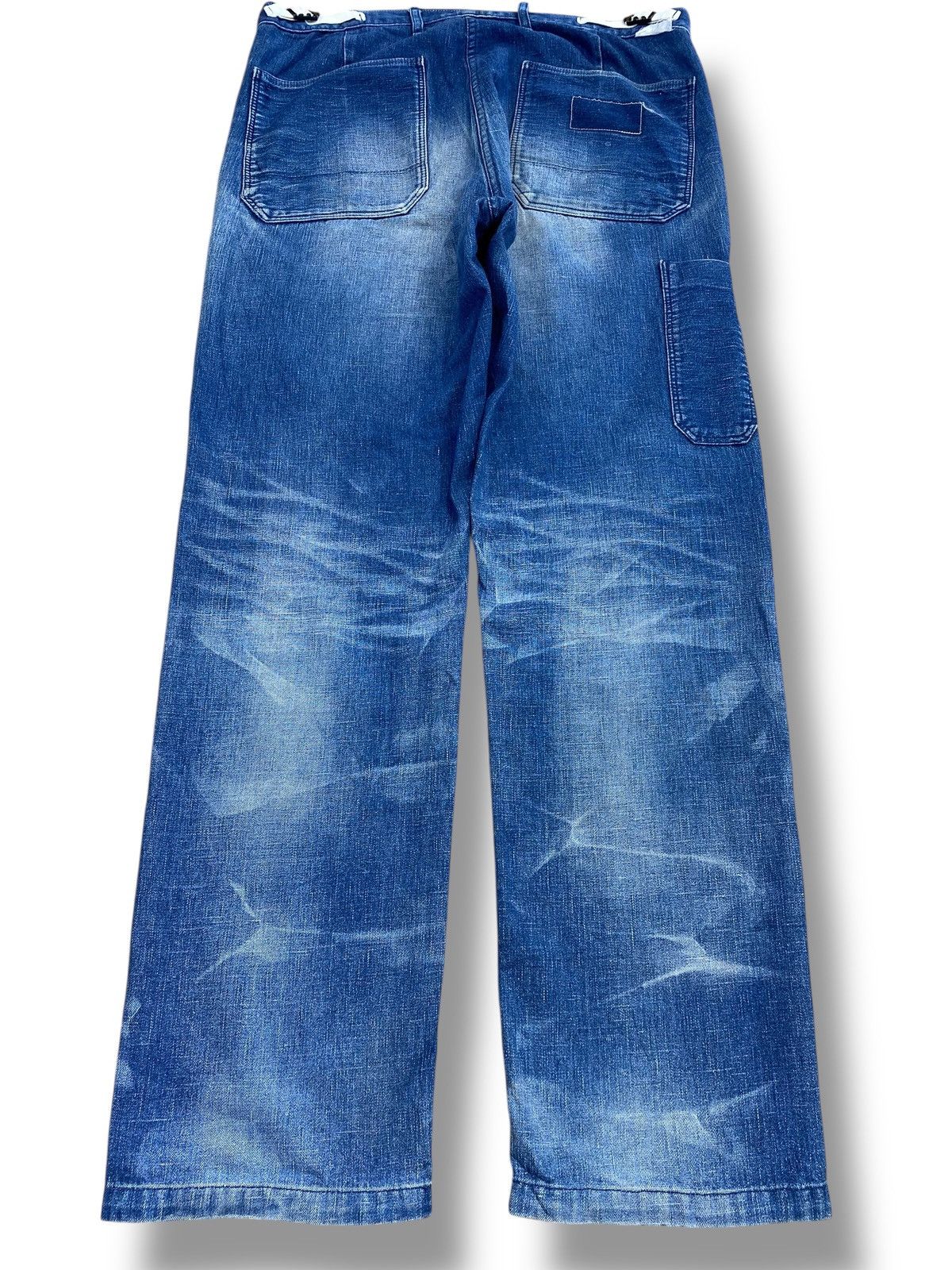 Big John Big John Brand Faded Blue Wash Style Loose Jeans Size US 34 / EU 50 - 3 Thumbnail