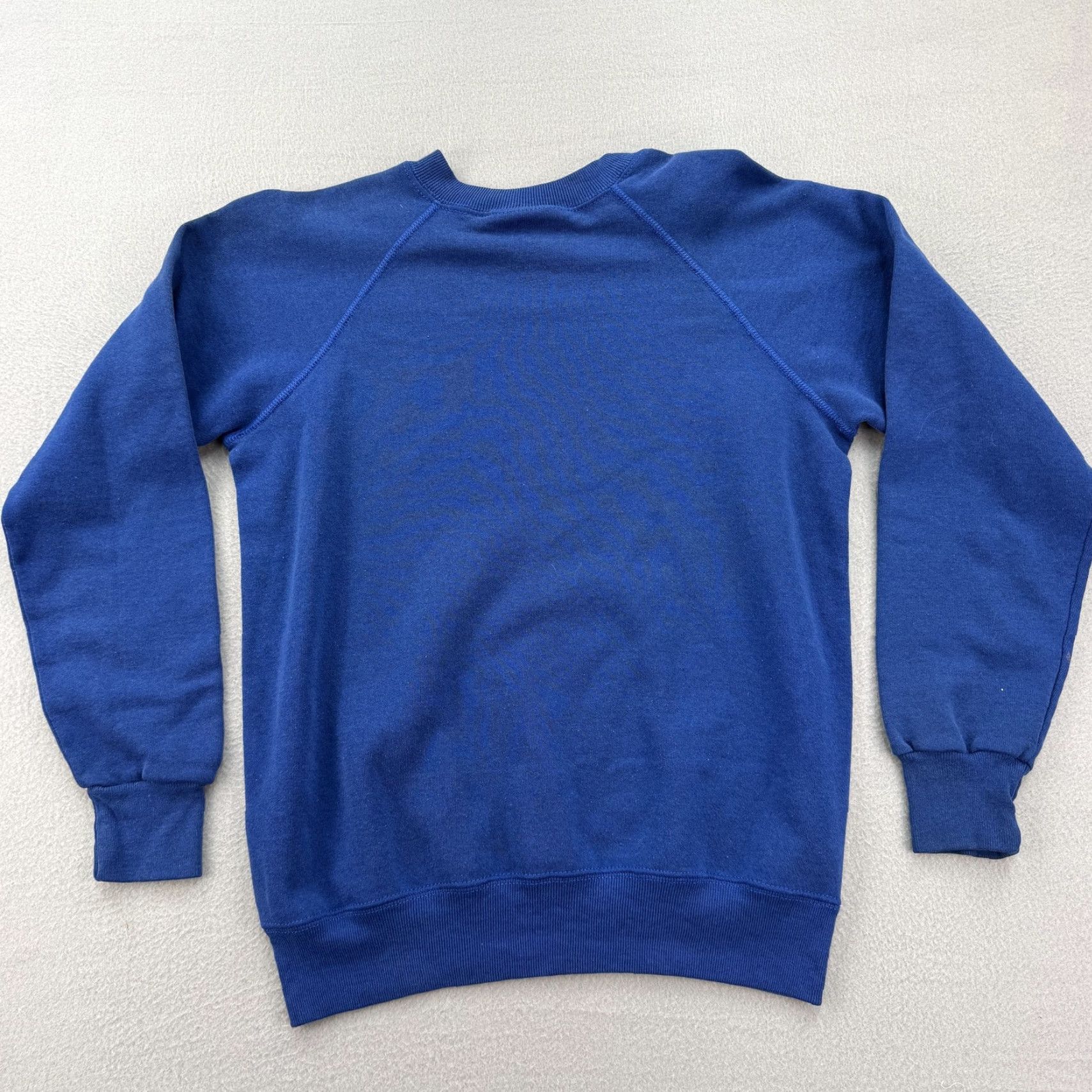 Etro VINTAGE Centel Sweatshirt Mens Large Bassett-Walker Crewneck 50/50 90s Retro Blue Cotton Polyester Knit Pullover All Seasons Size US L / EU 52-54 / 3 - 5 Thumbnail