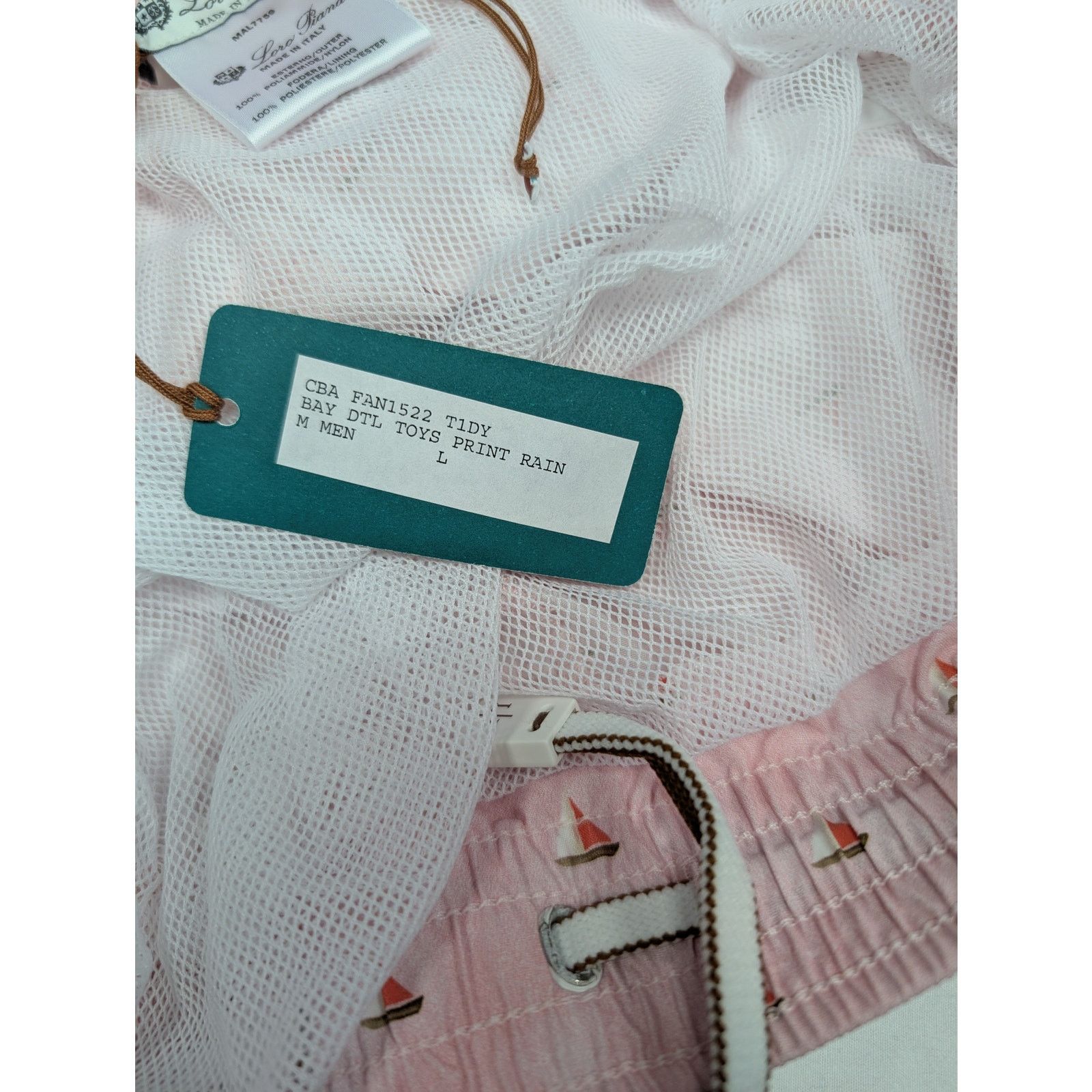 Loro Piana o1rshd1 Bay DTL Toy Print Rain Short in Pink Size US 34 / EU 50 - 12 Thumbnail
