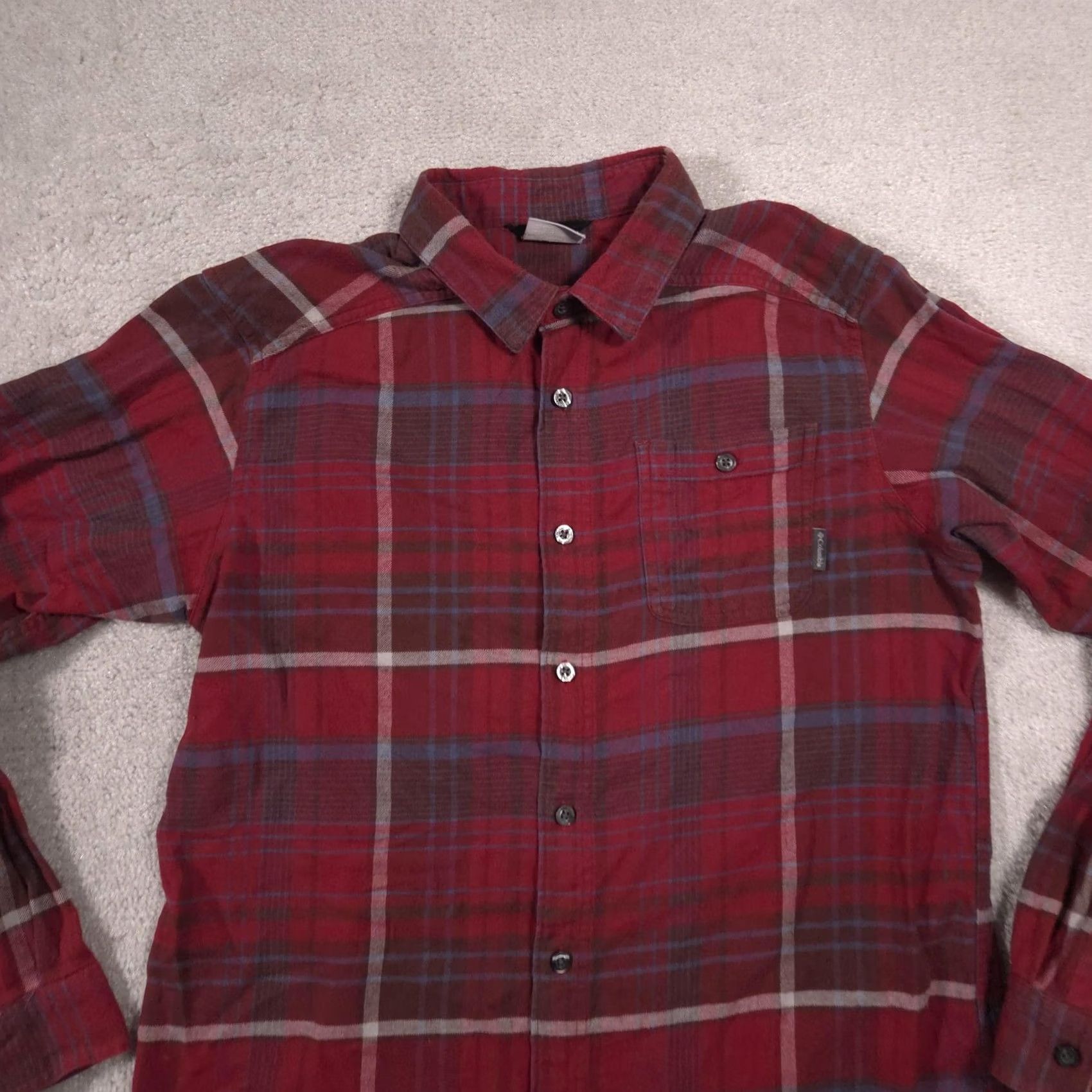 Vintage Columbia Shirt Mens Medium Red Plaid Flannel Button Front Long Sleeve Casual Size US M / EU 48-50 / 2 - 3 Thumbnail