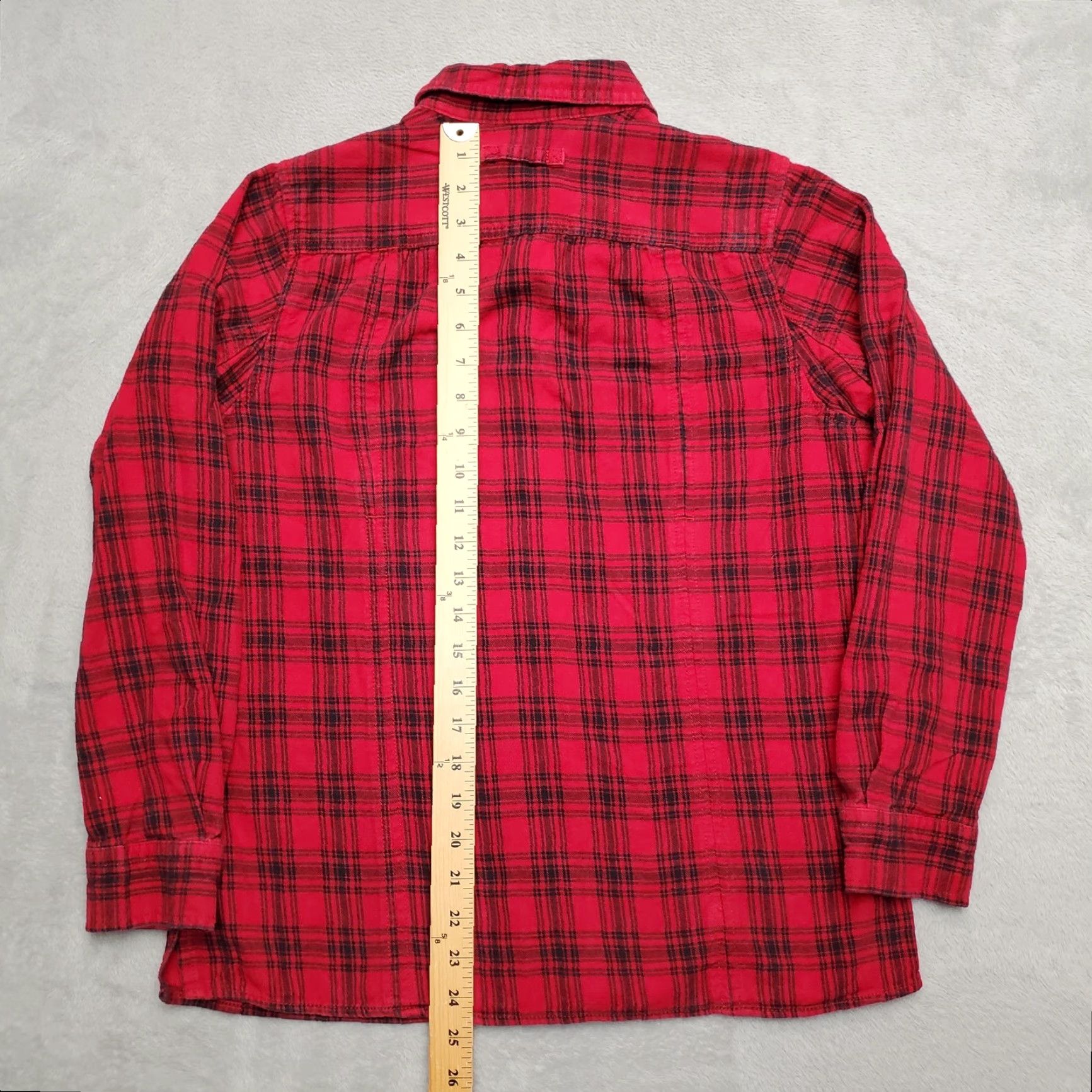 Vintage Duluth Trading Shirt Womens S Red Plaid Flannel Outdoors Casual Button Up Size S / US 4 / IT 40 - 5 Thumbnail