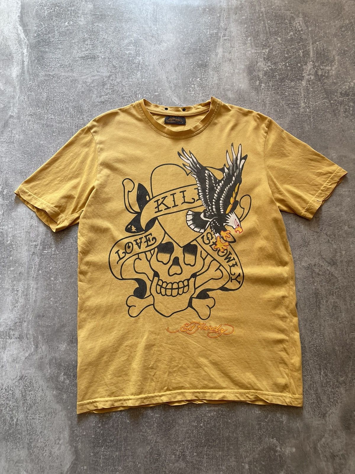 Christian Audigier Vintage Ed Hardy T-Shirt Size US L / EU 52-54 / 3 - 1 Thumbnail