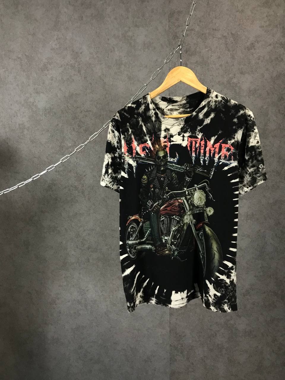 Vintage Hell Time vintage rock skull tee Size US M / EU 48-50 / 2 - 1 Thumbnail
