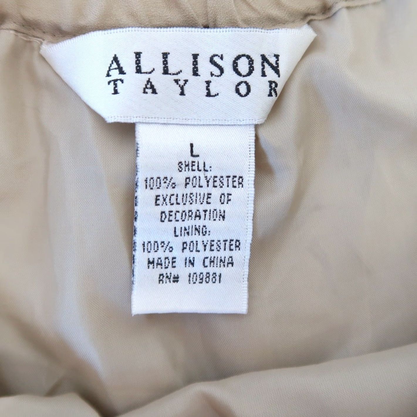 Vintage VINTAGE Allison Taylor Tan Eyelet Tiered Midi Peasant Skirt L Women Midi Bohemian 90s P e a s a n t Size 36" / US 14 / IT 50 - 4 Thumbnail