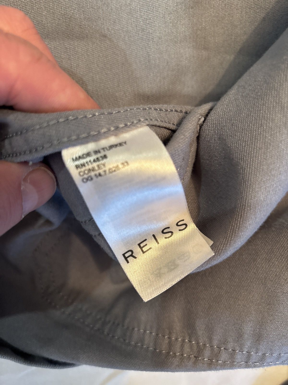 Reiss Chore Coat light blue with inner side pocket Size US L / EU 52-54 / 3 - 8 Thumbnail