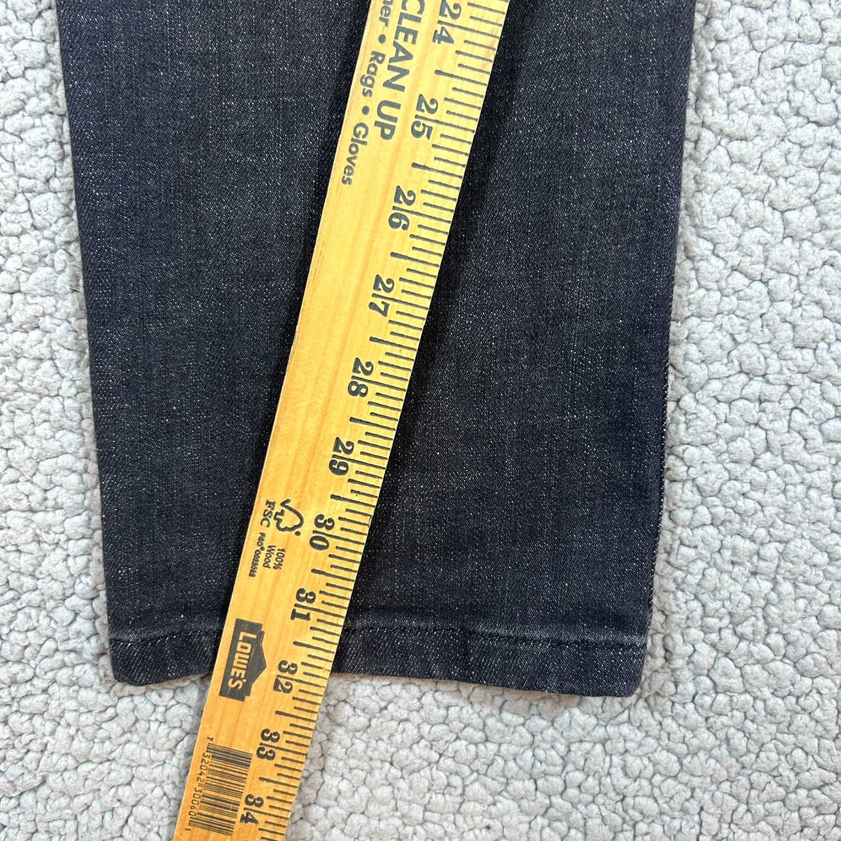 Peserico Peserico Jeans Black Denim Mens Size 33 x 33 Straight Fit Selvedge Vintage No Size US 33 - 6 Thumbnail