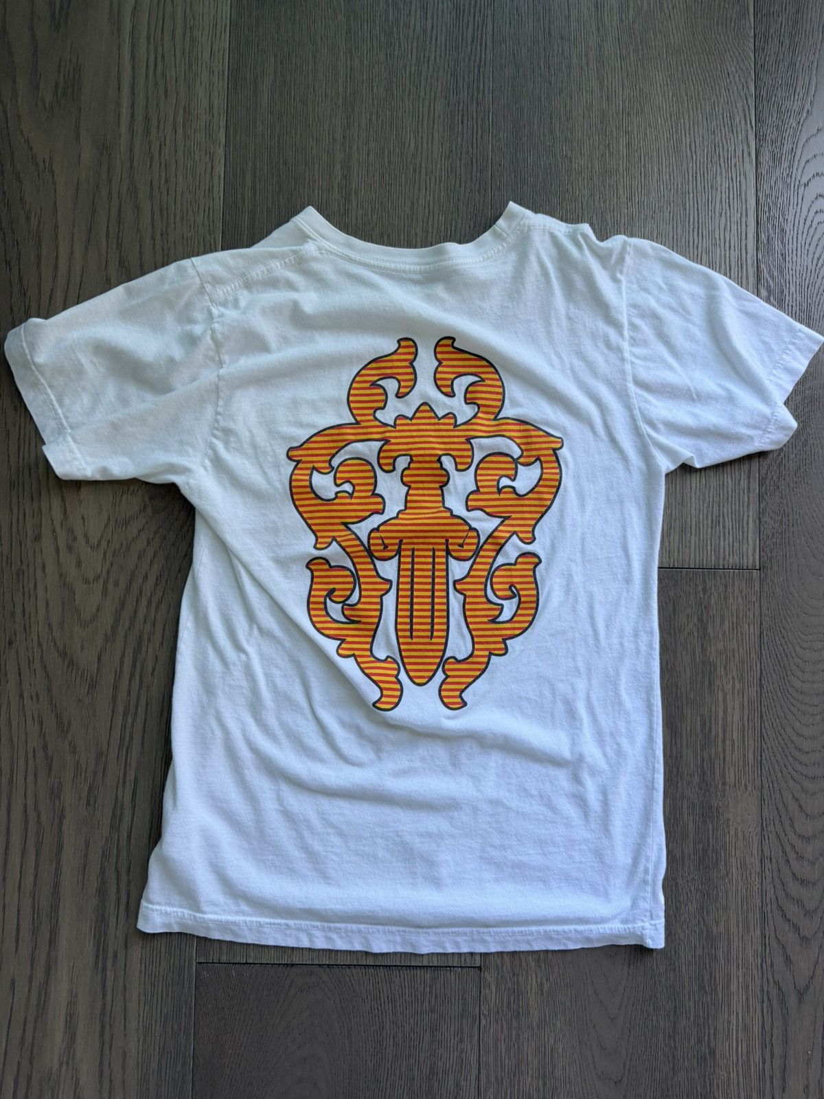 Chrome Hearts Chrome Hearts Red/Yellow Vine Dagger White T Shirt Size US S / EU 44-46 / 1 - 1 Thumbnail