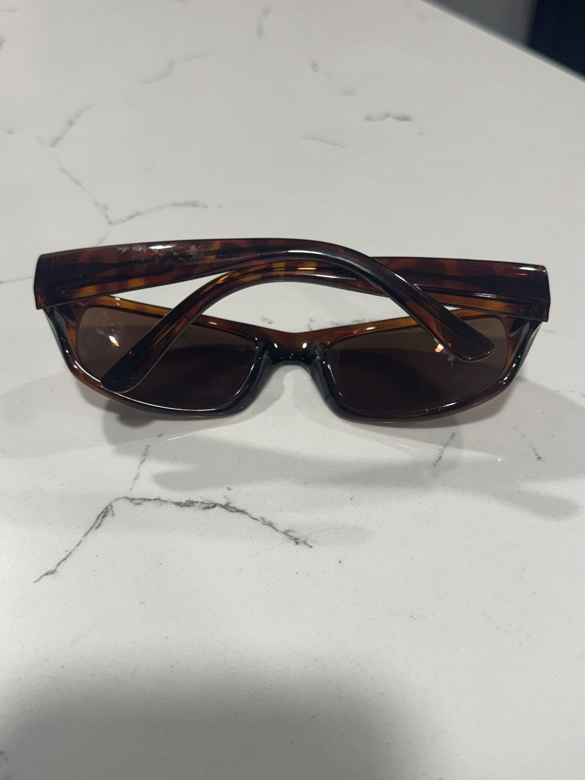 Maui Jim Vintage Maui Jim Stingray MJ-103-10 Y2K Wrap Sunglasses Size ONE SIZE - 7 Thumbnail