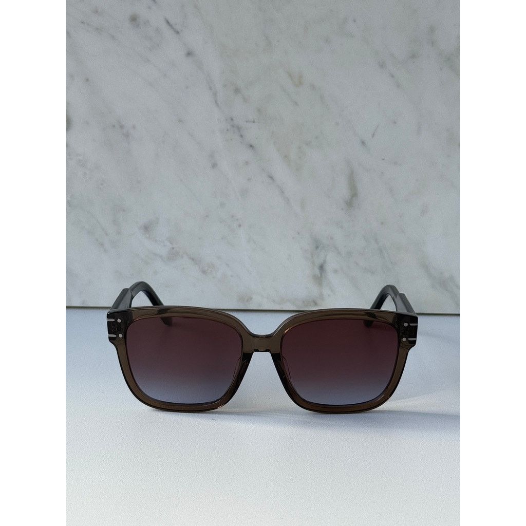 Dior NEW Dior Signature S7F Sunglasses in Brown Transparent Size ONE SIZE - 5 Thumbnail
