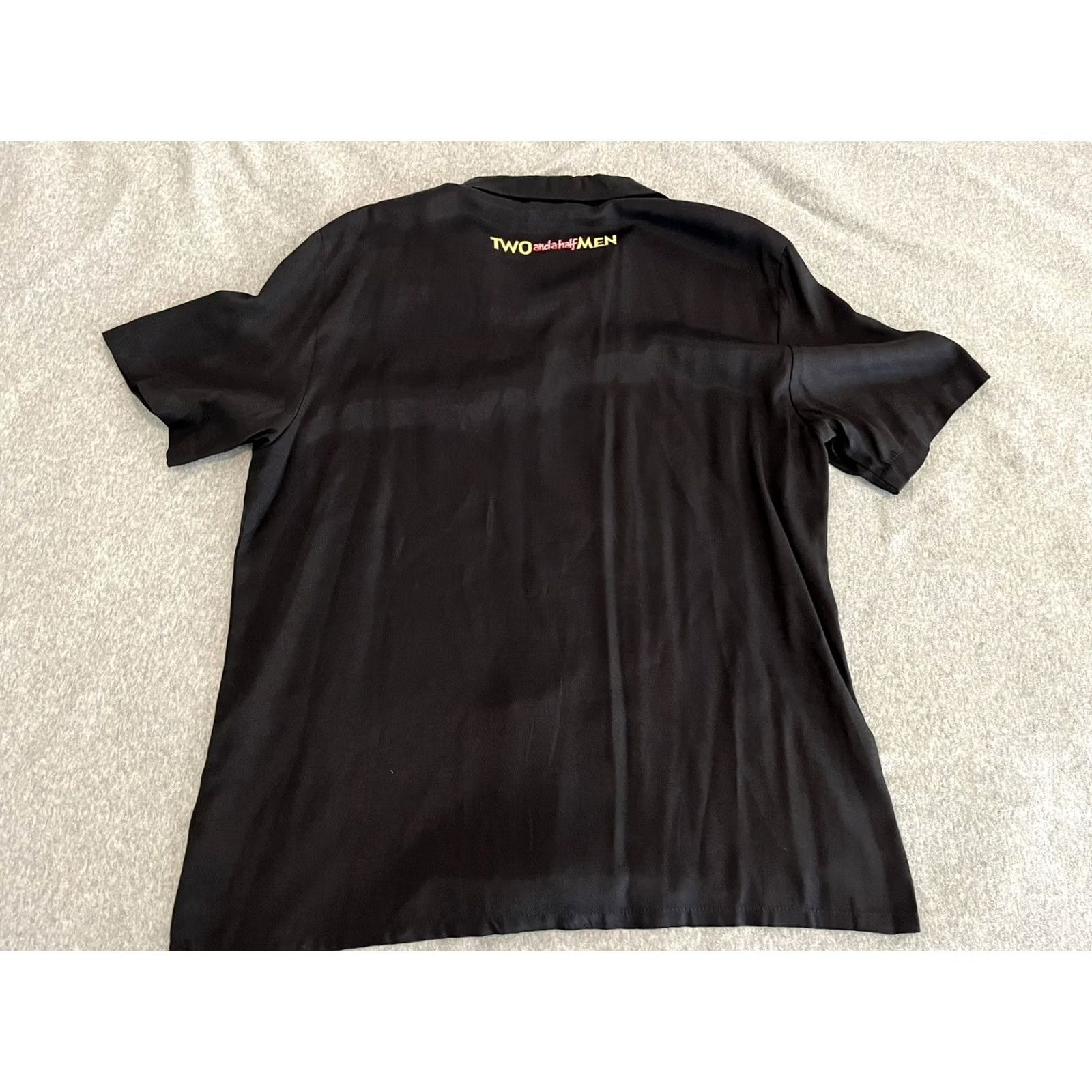 Vintage Da Vinci Button-Up Shirt Men L Black Rayon Acetate Embroidered Retro 90s California Two and a Half Men Charlie Sheen Size US L / EU 52-54 / 3 - 5 Thumbnail