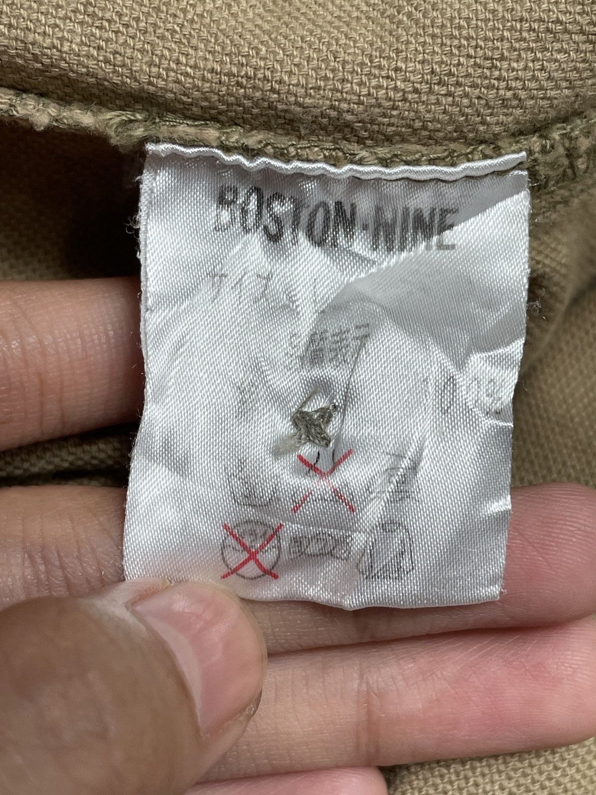 Japanese Brand × Vintage Vintage Japanese Brand Boston Nine Chore Jacket 1990s Size US M / EU 48-50 / 2 - 10 Thumbnail