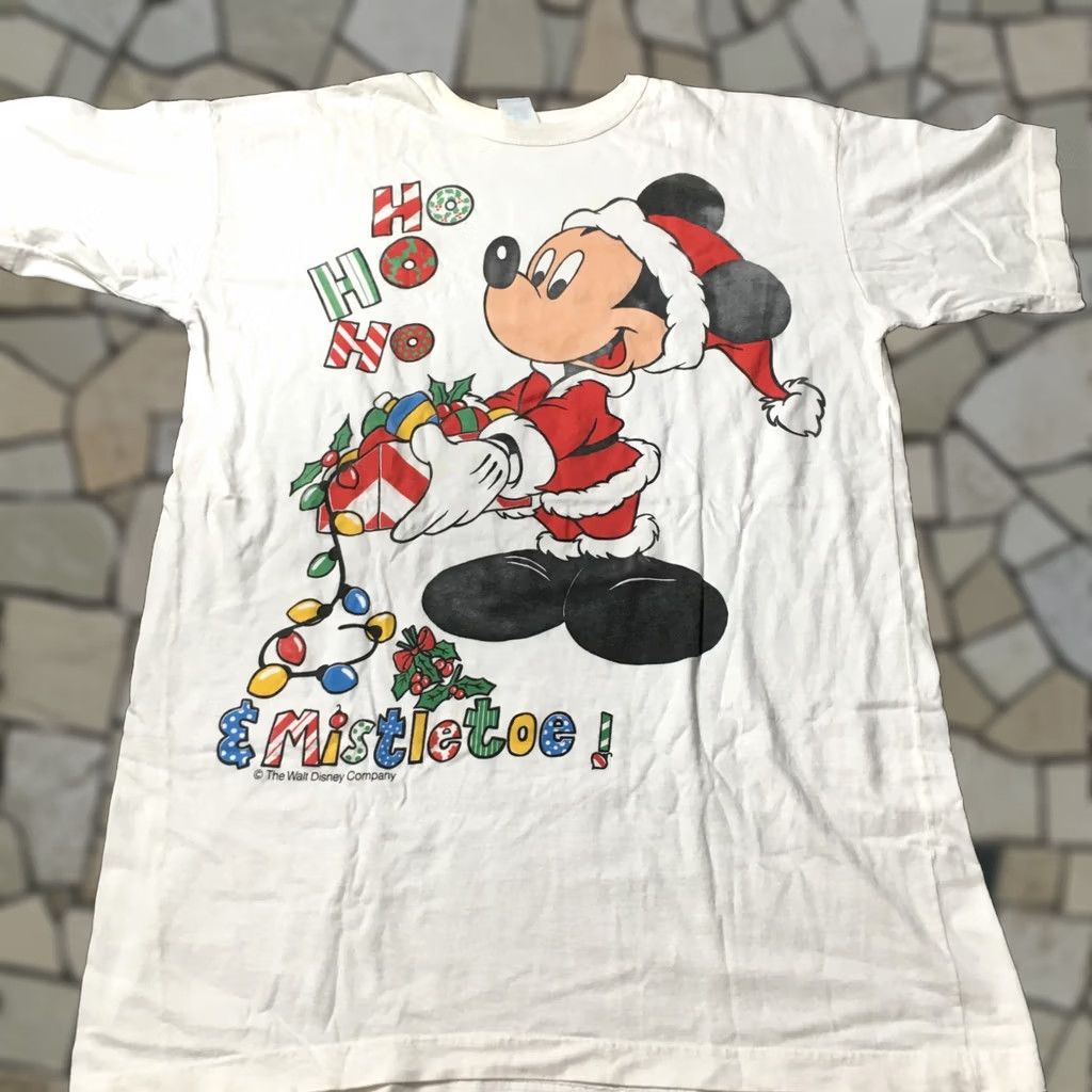 Disney Disney HO HO HO Womens Cotton Nightdress SHORT Sleeve T-SHIRT One Size White Size ONE SIZE - 1 Thumbnail