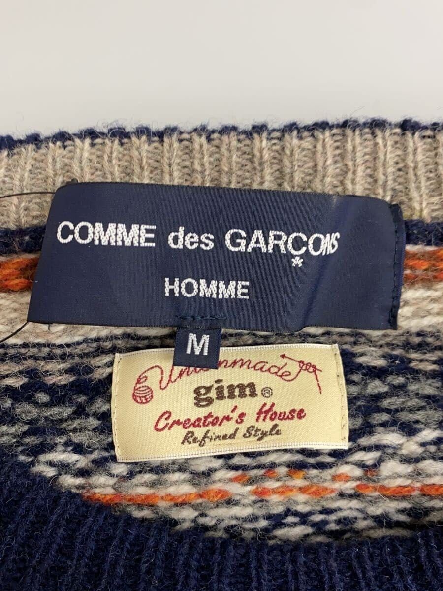 Comme des Garcons × Comme des Garcons Homme Nordic Striped Wool Knit Sweater - Comme Des Garcons Size US M / EU 48-50 / 2 - 4 Thumbnail