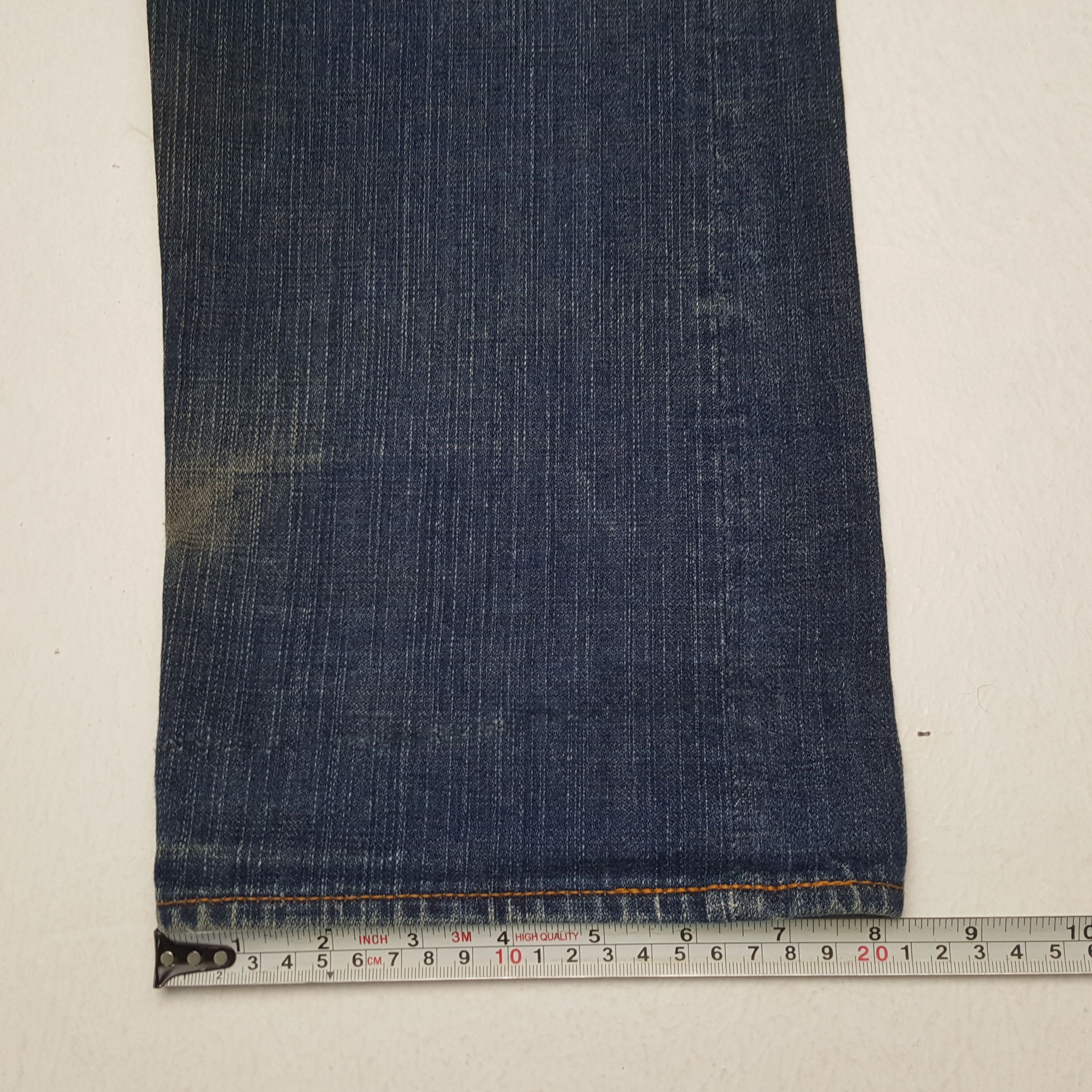 Evisu × Japanese Brand × Vintage Vintage EVISU Japanese Brand Daicock Custom Distressed Jeans Size US 29 - 11 Thumbnail