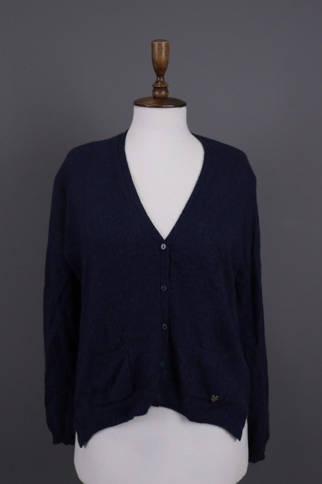 Designer Princess Goes Hollywood Blue Wool Sweater Size 40 / M Size M / US 6-8 / IT 42-44 - 1 Thumbnail