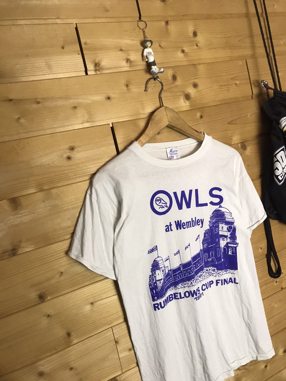 Vintage Vintage 1991 Wembley football soccer t-shirt Size US S / EU 44-46 / 1 - 2 Thumbnail