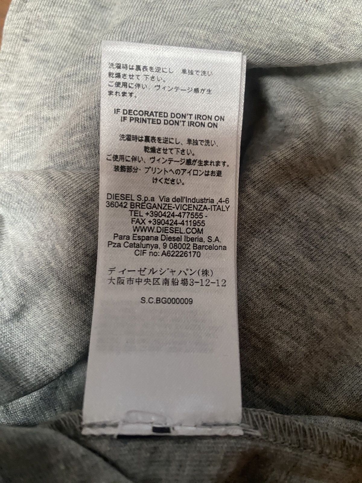 Diesel DIESEL Misspelled Logo Limited Edition tee BNWT Size US M / EU 48-50 / 2 - 7 Thumbnail