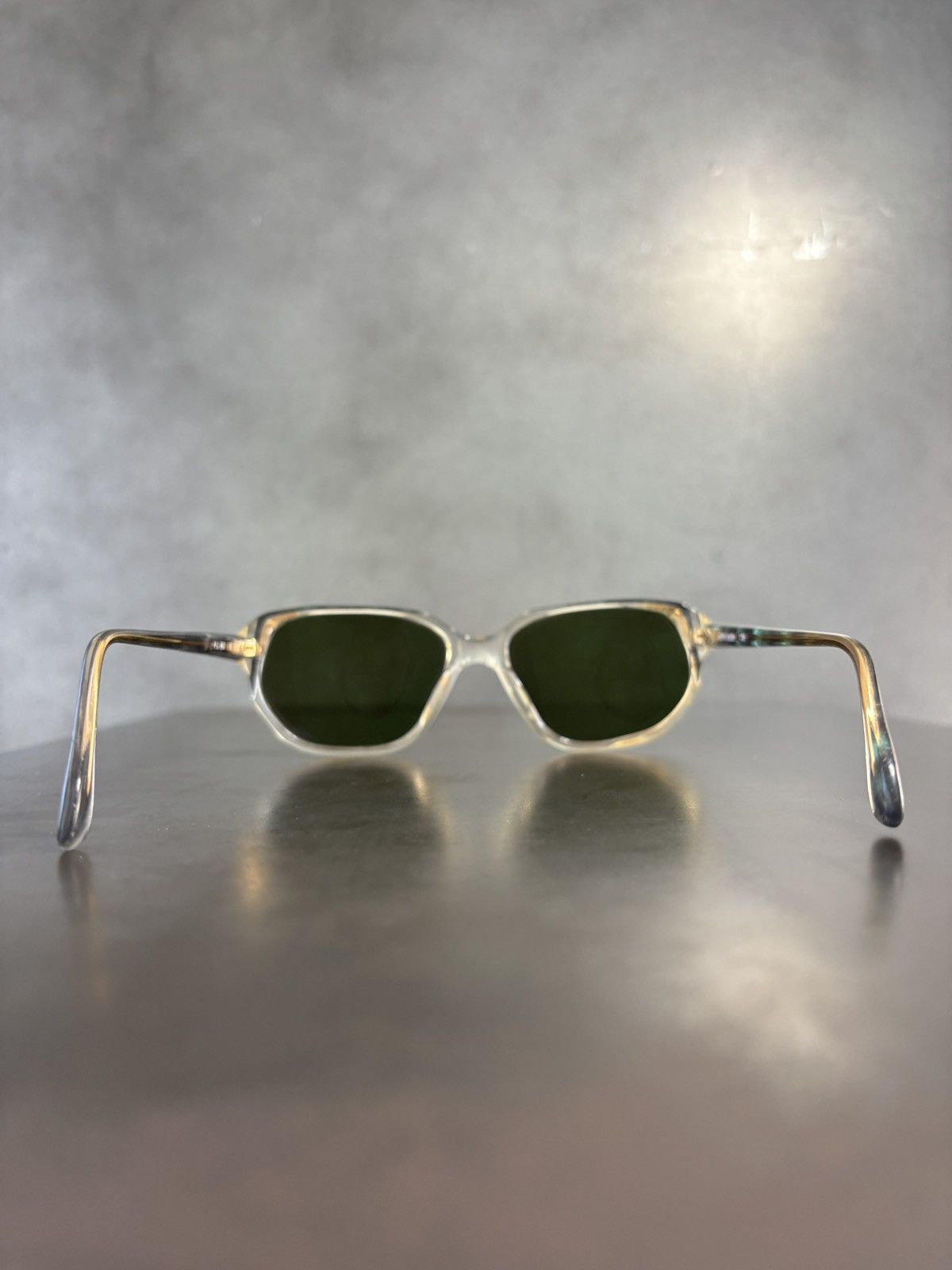 Pierre Cardin × Vintage 1980s Pierre Cardin Sunglasses Marble Wayfarer Angular Geome Size ONE SIZE - 11 Thumbnail