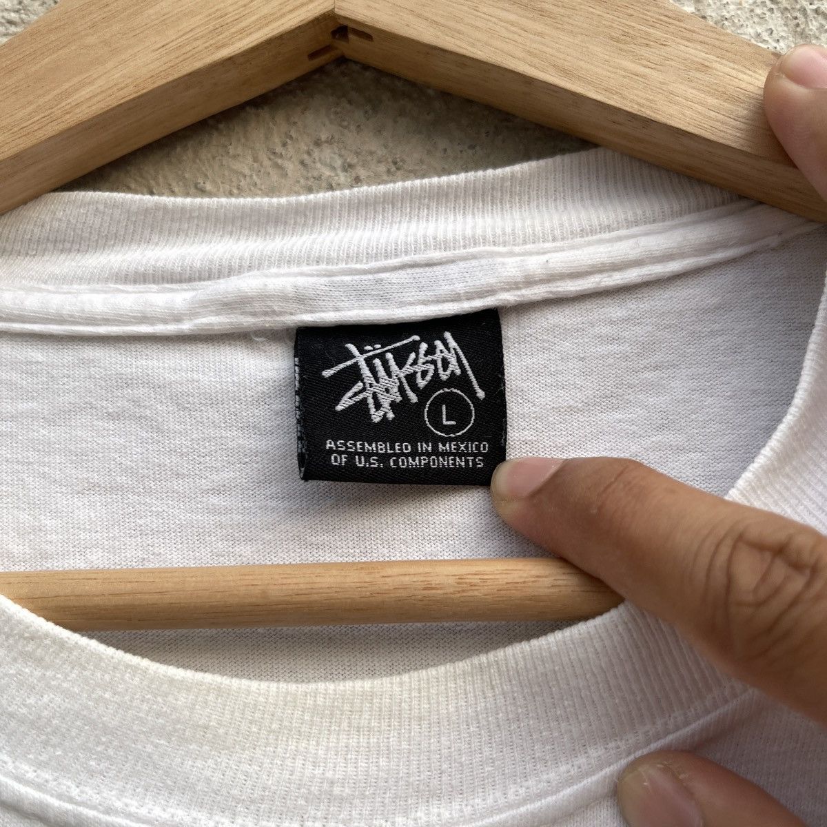 Stussy RARE!!Vintage Stussy Skate Design Ying Yang Los Angeles Tees Size US L / EU 52-54 / 3 - 7 Thumbnail