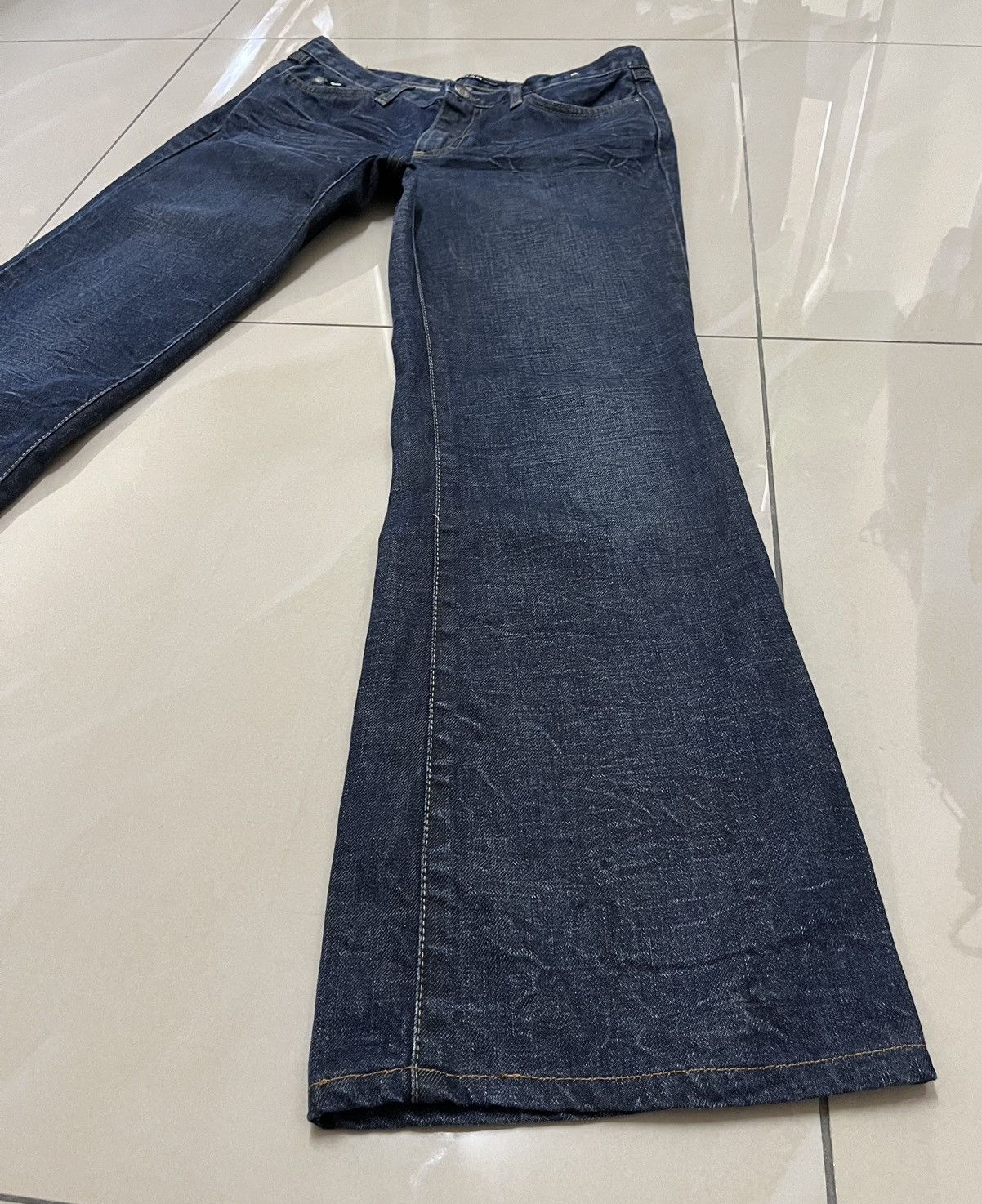 Tornado Mart Flare Jean Vintage Gas jeans baggy low rise bootcut Size US 30 / EU 46 - 2 Thumbnail