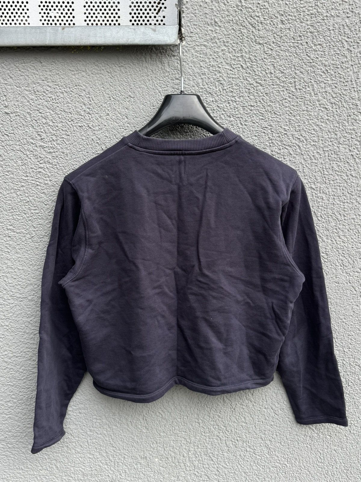 Acne Studios × Japanese Brand Acne Studios Lithea Women's Blue Crop Sweatshirt Top Size S Size S / US 4 / IT 40 - 7 Thumbnail