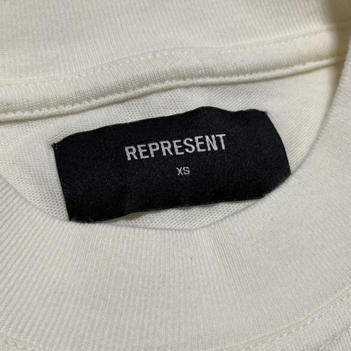 Represent Clo. Represent XS JAWS Shark Flat White Tee Size US XS / EU 42 / 0 - 6 Thumbnail