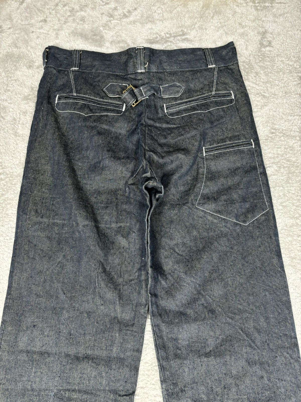 NEXUSVII Nexus 7 Soft Denim Buckle Back Pants Size US 31 - 9 Thumbnail