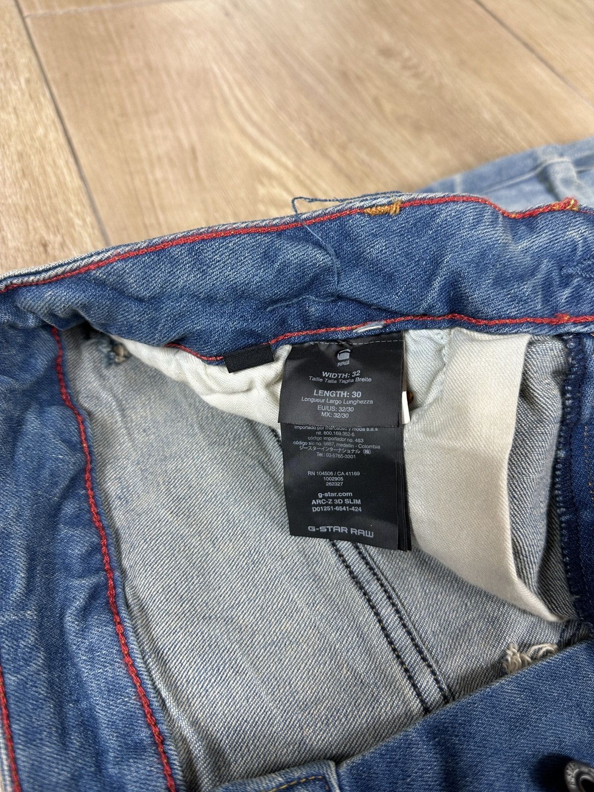 G-Star G-Star Raw Arc-Z 3D Slim Denim Jeans Size US 32 / EU 48 - 8 Thumbnail