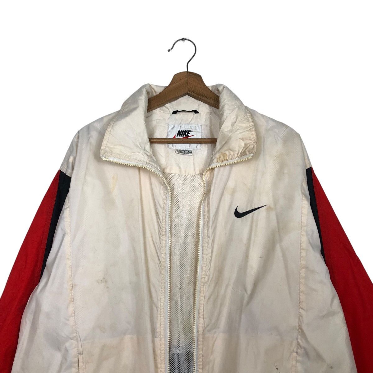 Nike 📌Vintage Anorak Zipper Jacket Nike Big Swoosh BackHit Size US M / EU 48-50 / 2 - 4 Thumbnail