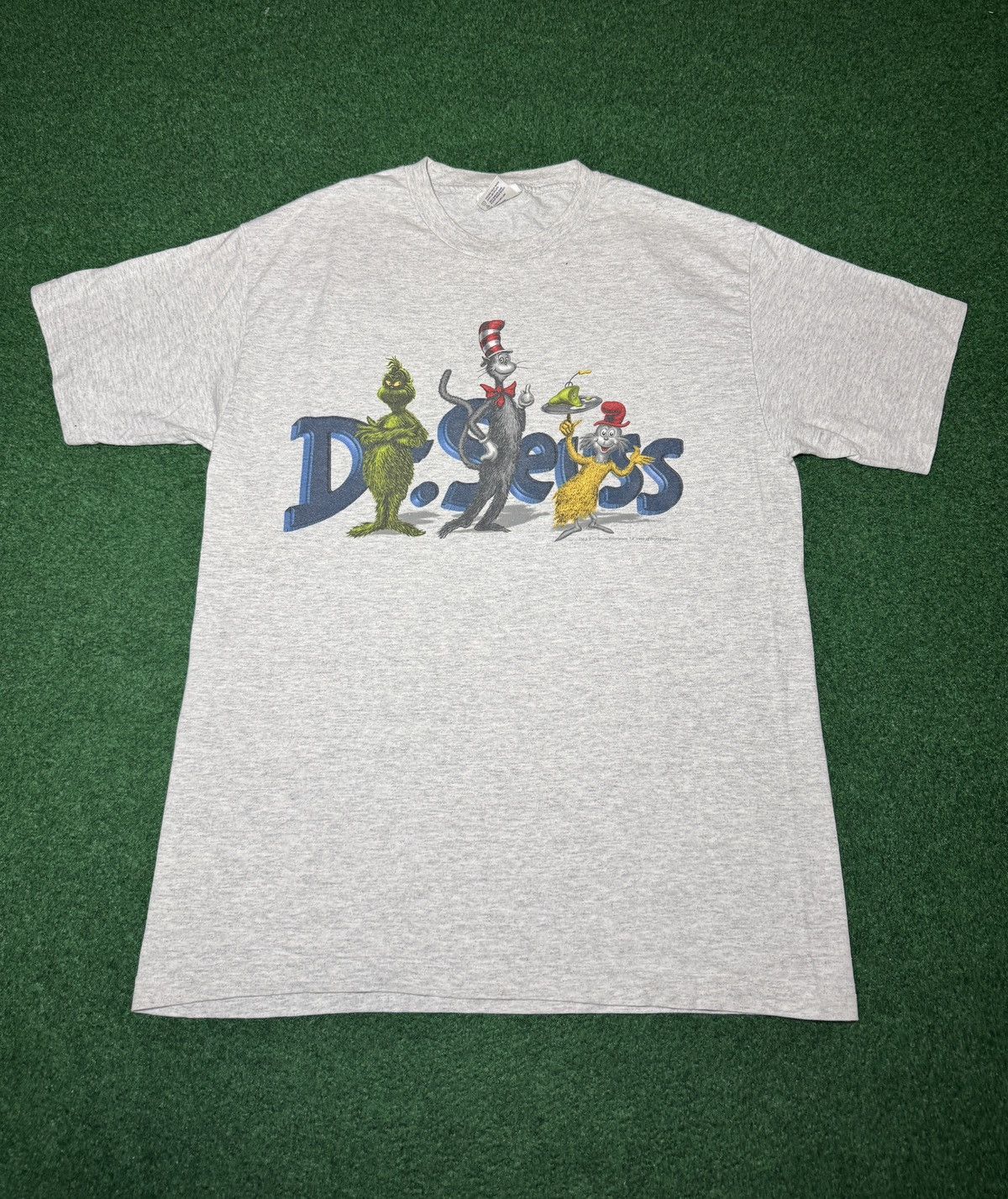 Vintage Vintage 90s Dr Seuss Cat In The Hat Grinch Sam I Am T Shirt Size US L / EU 52-54 / 3 - 1 Thumbnail