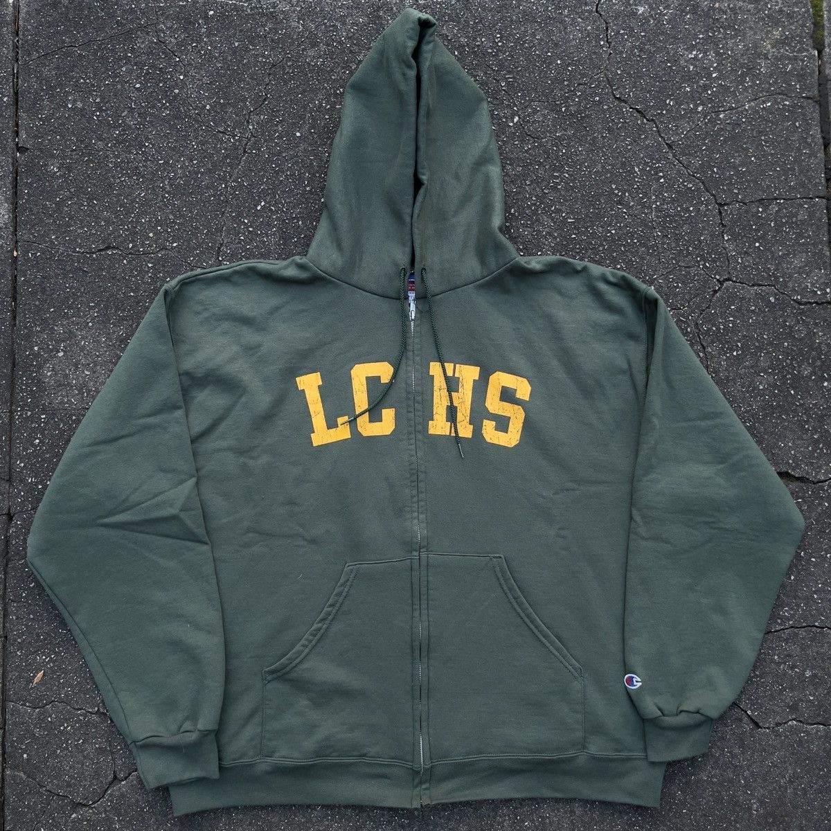 Vintage 90's LCHS Champion Made in Mexico Full Zip Hoodie