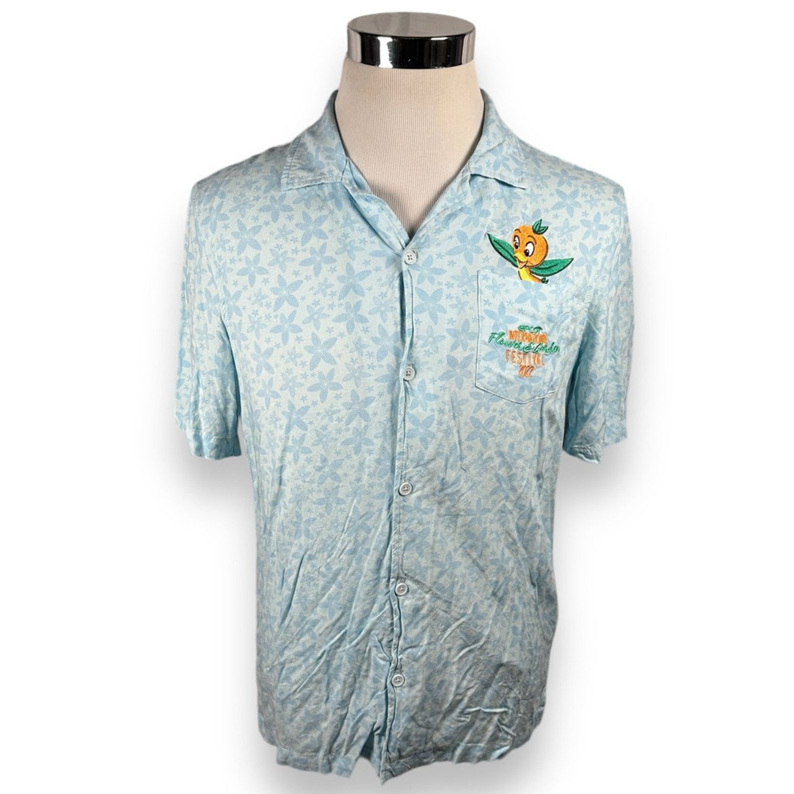 Disney Disney Shirt Epcot Flower & Garden Festival 2022 Bird Blue S Size US S / EU 44-46 / 1 - 1 Thumbnail