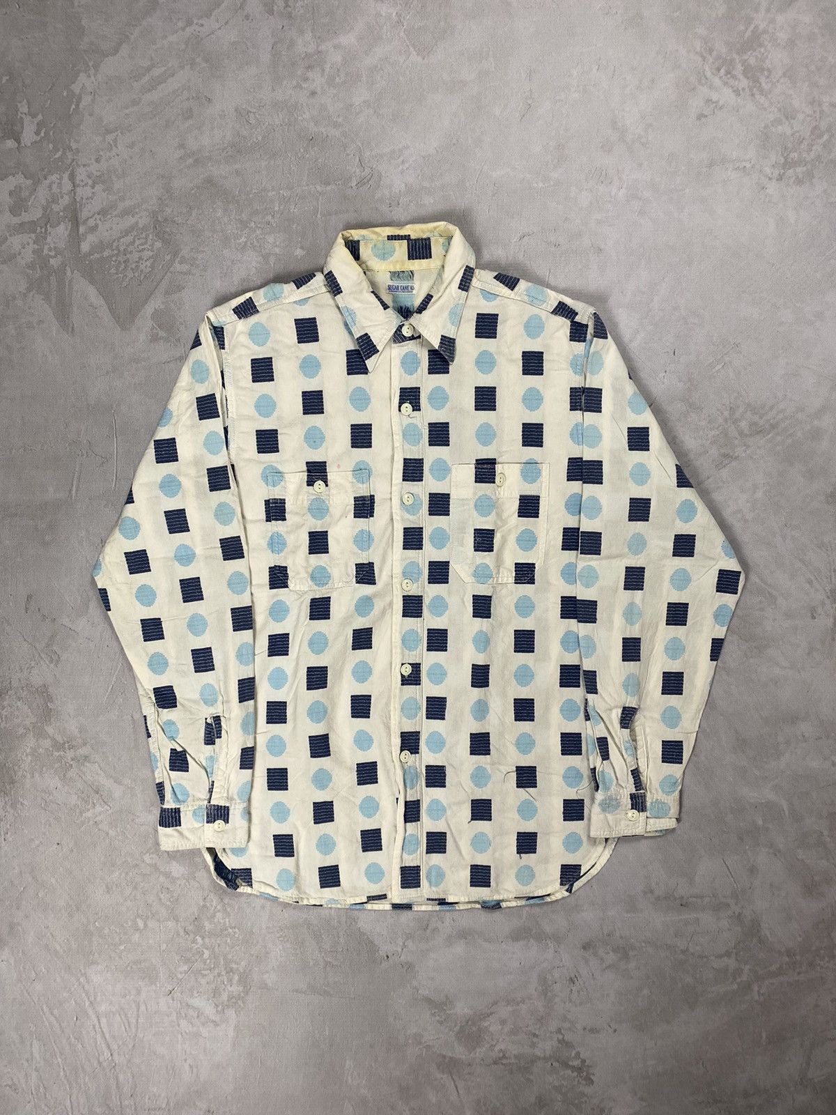 Sugar Cane Sugar Cane Polkadot Button Shirt Size US L / EU 52-54 / 3 - 1 Thumbnail