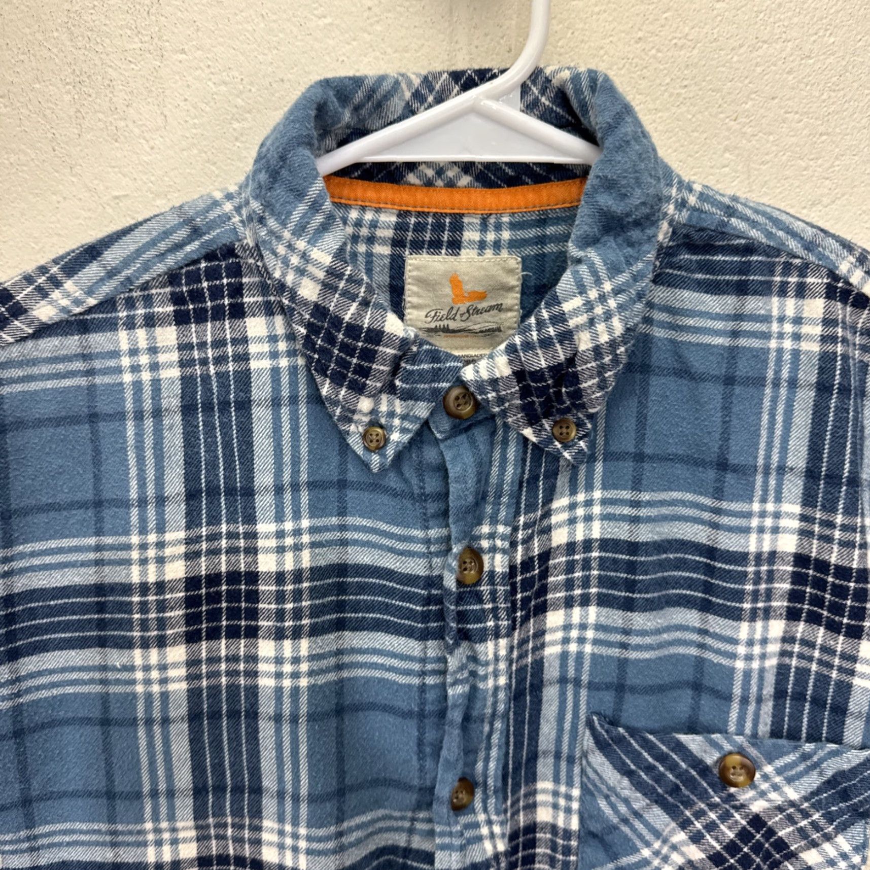 Vintage VINTAGE Field & Stream Shirt Large Tartan Plaid Button Down Flannel Mens Outdoor 90s Size US L / EU 52-54 / 3 - 3 Thumbnail