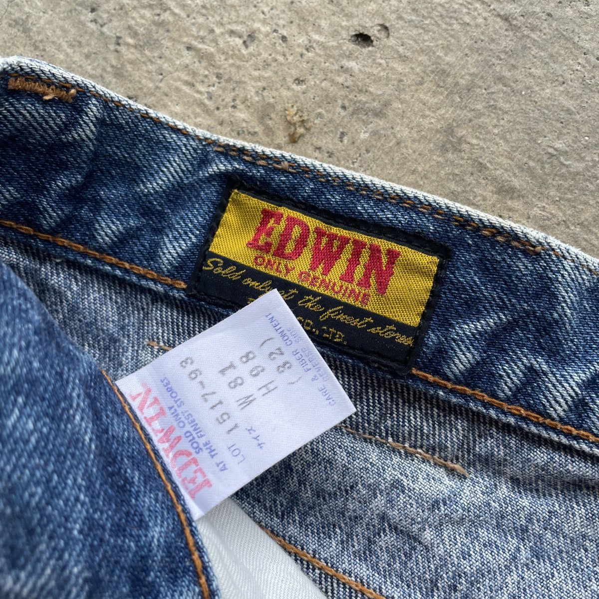 Edwin 90s Vintage Edwin Released Hem Distressed Jeans Pants Denim Size US 30 / EU 46 - 8 Thumbnail