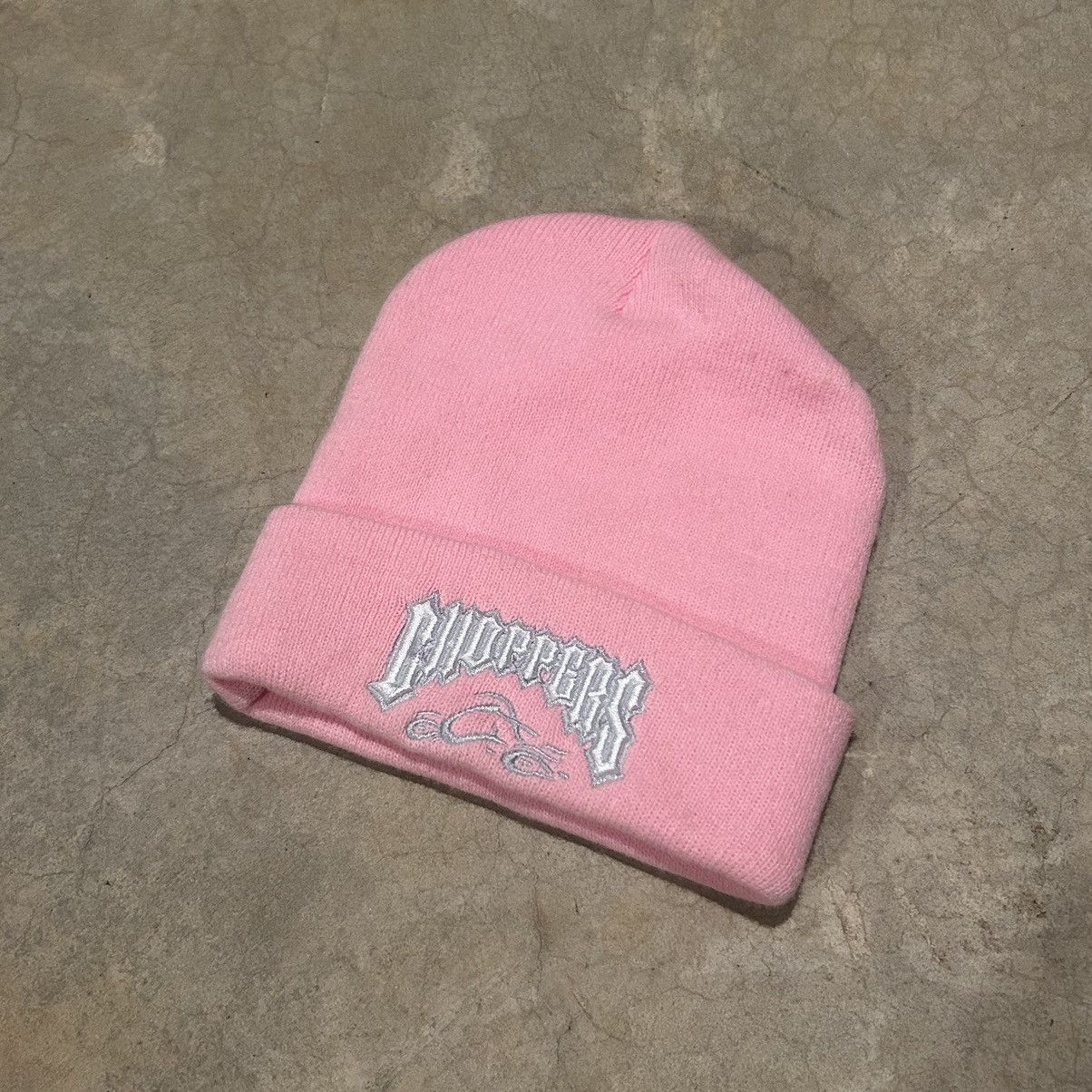 Harley Davidson × Vintage Crazy Vintage Y2K Orange County Choppers Biker Knit Beanie Size ONE SIZE - 2 Thumbnail