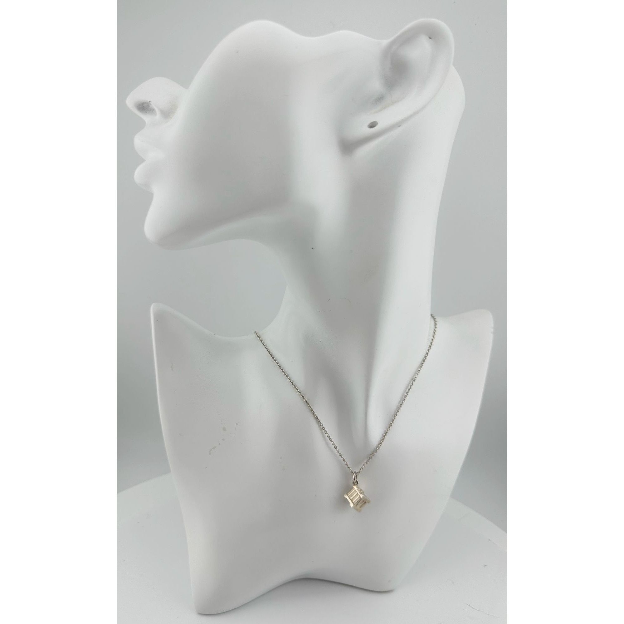 Other Tiffany and Co Atlas Cube Necklace Sterling Silver Size ONE SIZE - 15 Thumbnail